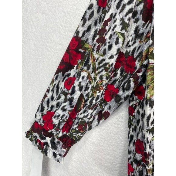 Allison Daley Woman 3X Long Sleeve Button Up Blouse NWT - Picture 3 of 12